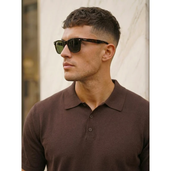 Vīriešu tumši brūni polo krekli Vibe POLO T-krekls