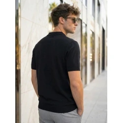 Vīriešu melni polo krekli Vibe