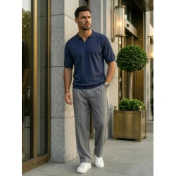 Vīriešu tumši zili polo krekli „Tyler“