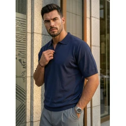 Vīriešu tumši zili polo krekli „Tyler“