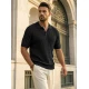 Vīriešu melni polo krekli Style POLO T-krekls