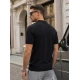Vīriešu melni polo krekli Street POLO T-krekls