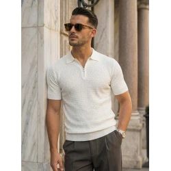 Vīriešu baltas polo krekli Fast