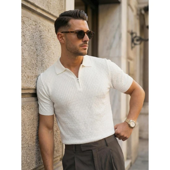 Vīriešu baltas polo krekli Fast POLO T-krekls