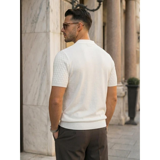 Vīriešu baltas polo krekli Fast POLO T-krekls