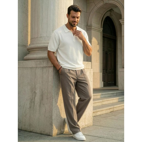 Vīriešu baltas polo krekli City POLO T-krekls