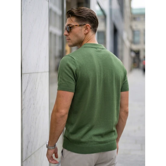 Vīriešu zaļie polo krekli Vibe POLO T-krekls