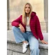 Sieviešu bordo krāsas jaka Albi Sieviešu jakas