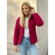 Sieviešu bordo krāsas jaka Albi