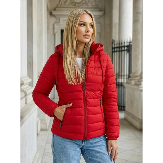 Sieviešu jaka sarkanā krāsā Albi Sieviešu jakas