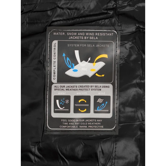 Pārejas melna jaka Denal Vīriešu jakas un mēteļi