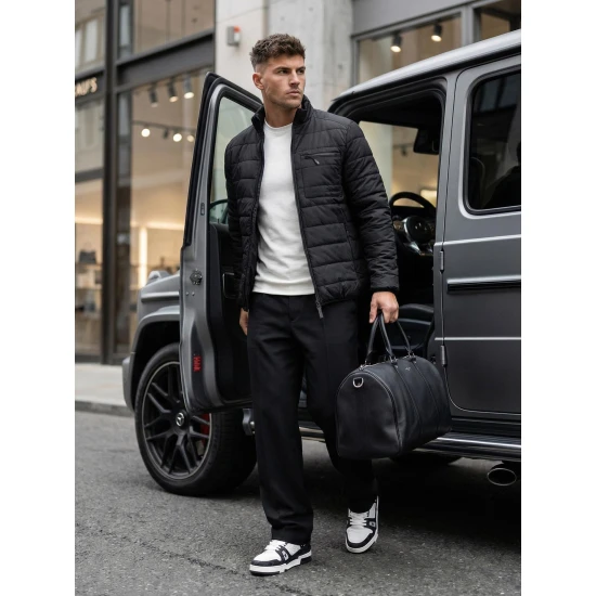 Pārejas melna jaka Flif Vīriešu jakas un mēteļi