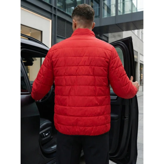 Pārejas sarkana jaka Flif Vīriešu jakas un mēteļi