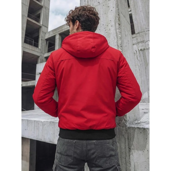 Vīriešu sarkana divpusējā jaka Conrad Vīriešu jakas un mēteļi