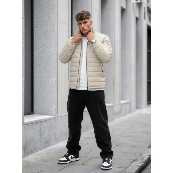 Pārejas brūna jaka Gasen Vīriešu jakas un mēteļi