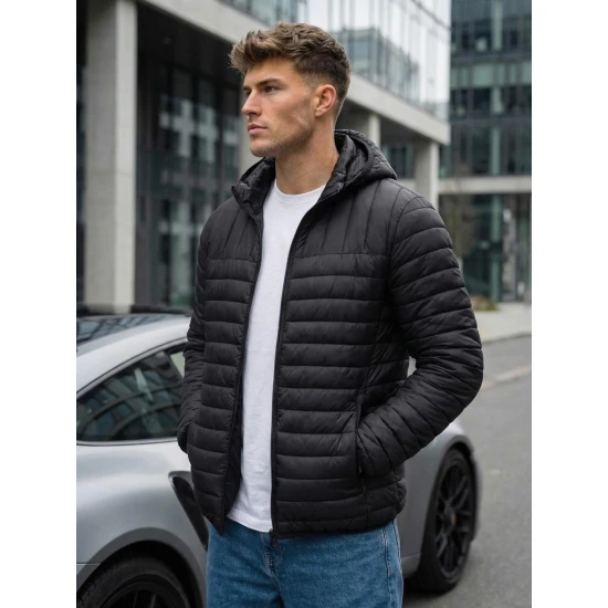 Pārejas melna jaka Mond Nedēļas TOP: pavasara jakas