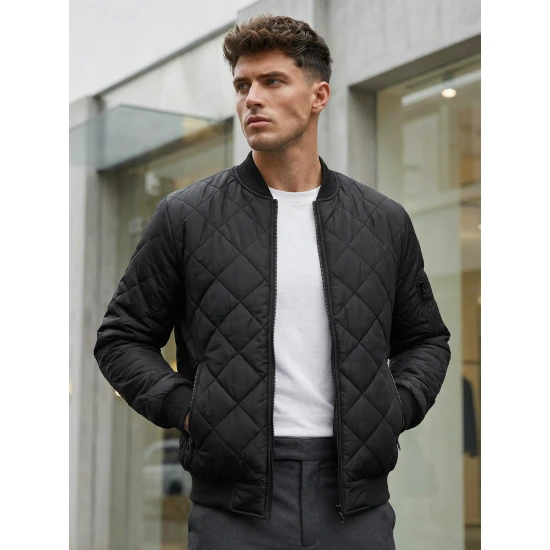 Vīriešu melna jaka Morel JS/MY01 -TX2215