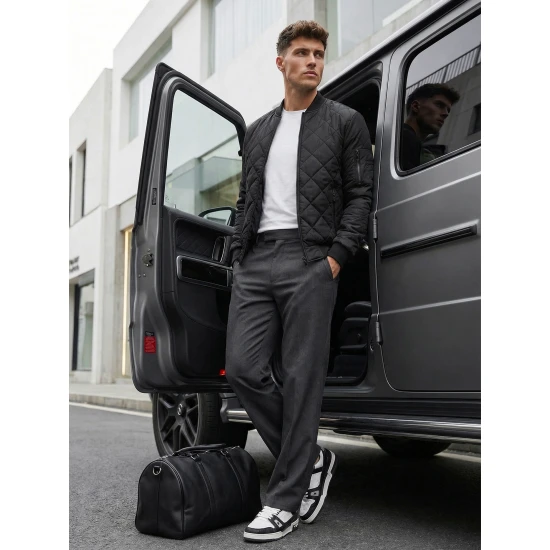 Vīriešu melna jaka Morel JS/MY01 -TX2215