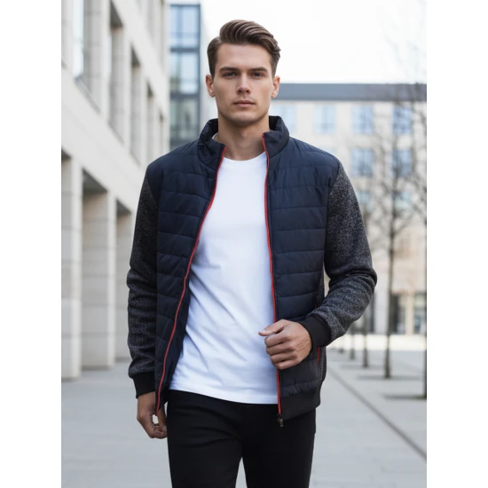 Pārejas tumši zila jaka Trevis Rudens/Pavasaris