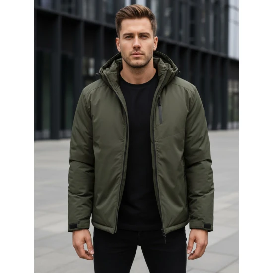 Vīriešu haki krāsas Falcon slēpošanas jaka