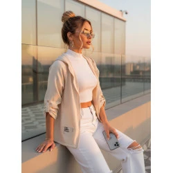 Pārejas brūna jaka Mandi