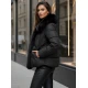 Sieviešu melna ziemas jaka Lota Sieviešu jakas