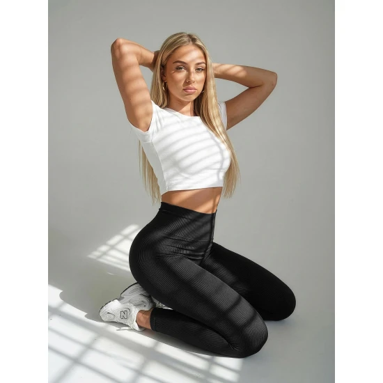 Sieviešu melni legingi Hollon Gadījuma bikses