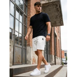 Vīriešu baltas šorti Buston
