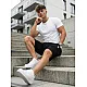 Vīriešu melni šorti Detroit Šorti