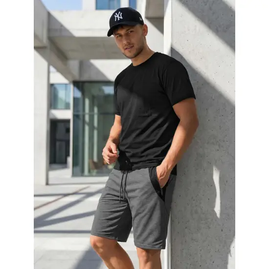 Vīriešu tumši pelēkie šorti Max