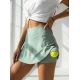 Sieviešu piparmētru krāsas svārki-šorti Melin Svārki