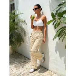 Sieviešu brūnas bikses Elin