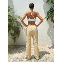 Sieviešu brūnas bikses Elin