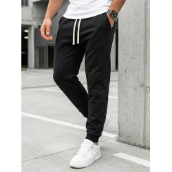 Vīriešu melnās bikses Base