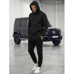 Vīriešu melnas ikdienas bikses Sergo