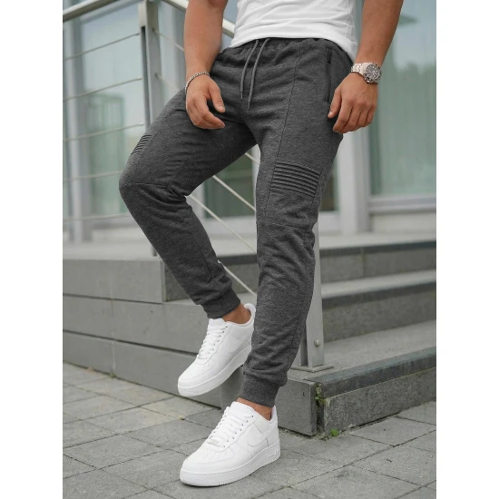 Astin tumši pelēki vīriešu bikses Gadījuma bikses