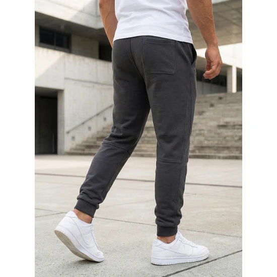 Vīriešu tumši zilas krāsas bikses Base Gadījuma bikses