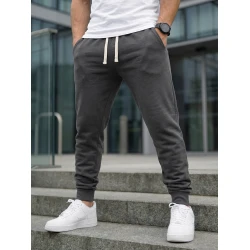 Vīriešu tumši zilas krāsas bikses Bold