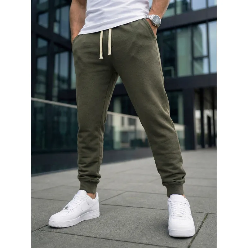 Vīriešu bikses khaki krāsā Bold Gadījuma bikses
