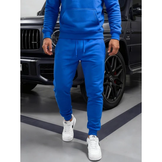 Vīriešu gaiši zilas ikdienas bikses Sergo Gadījuma bikses