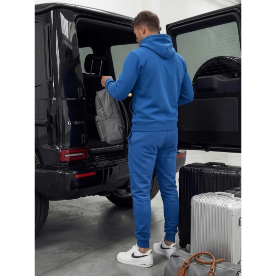 Vīriešu gaiši zilas ikdienas bikses Sergo Gadījuma bikses