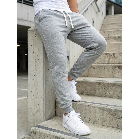 Vīriešu pelēkas bikses Base Gadījuma bikses