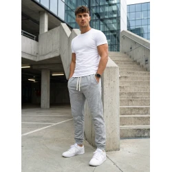 Vīriešu pelēkas bikses Base