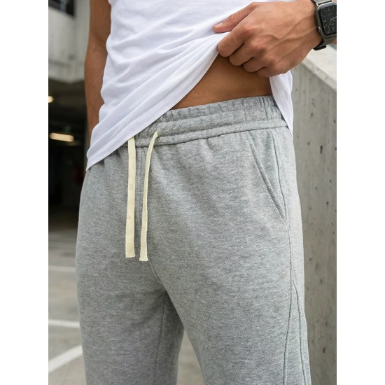 Vīriešu pelēkas bikses Base Gadījuma bikses