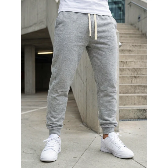 Vīriešu pelēkas bikses Base Gadījuma bikses