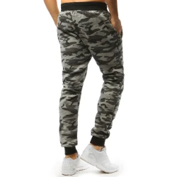 Vīriešu gaiši pelēkas kamuflāžas ikdienas bikses Axel