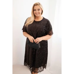 Sieviešu brūna kleita Angelo