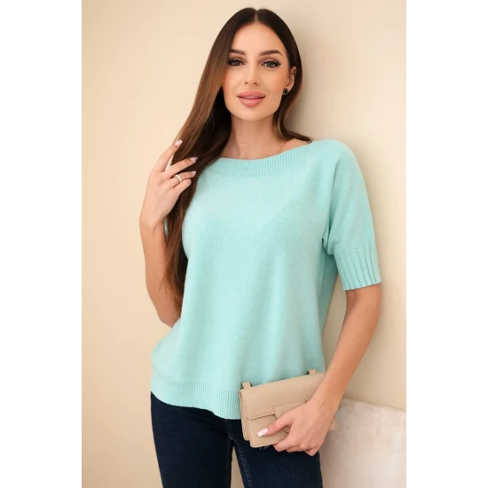 Sieviešu piparmētru džemperis Aleta