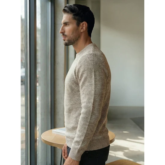 Vīriešu brūns kardigāns Remin