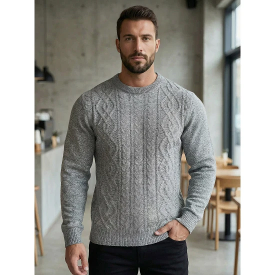 Vīriešu pelēks džemperis Wilson